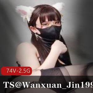 可爱新人TS-@Wanxuan_Jin1999，超薄线袜与高跟鞋，资源合集2.5G，74个视频
