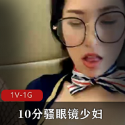 时尚眼镜少妇：自拍视频分享眼镜选择与眼睛健康