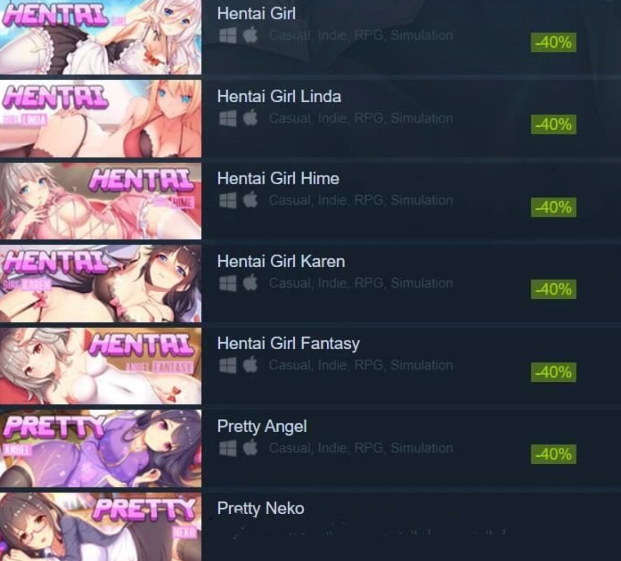 SLG游戏合集：傲娇御姐妻子熟女，总大小1.3G，包含8款官方中文游戏！