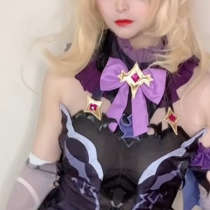 推主Sola酱伪娘神作神里绫华COS专集87V178G宝藏粉嫩